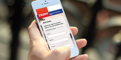poptávka ceny vrat TRIDO na mobilu