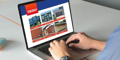 nabídka produktů TRIDO v počítači