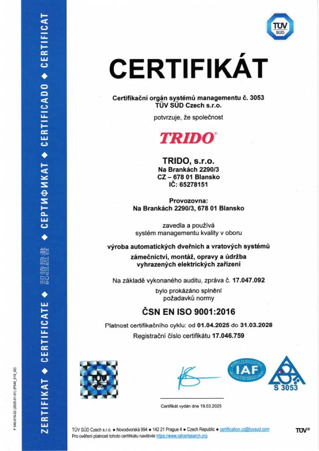 certifikat iso
