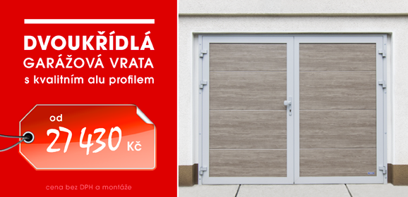 dvoukřídlá vrata Trido - ceník