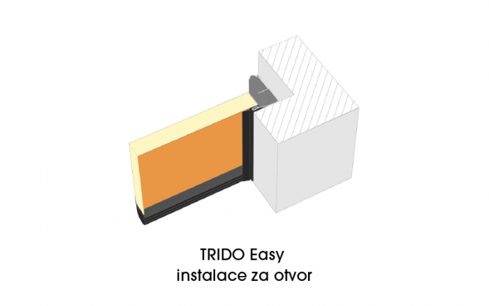 schéma instalace vrat TRIDO Easy