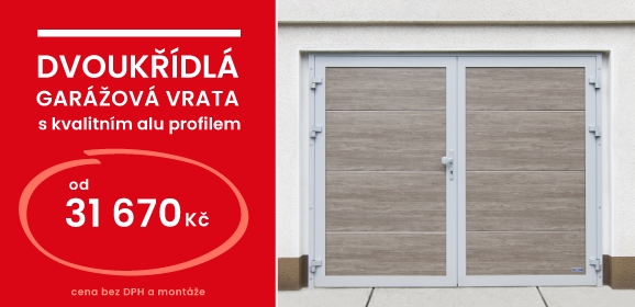 dvoukřídlá vrata Trido - ceník