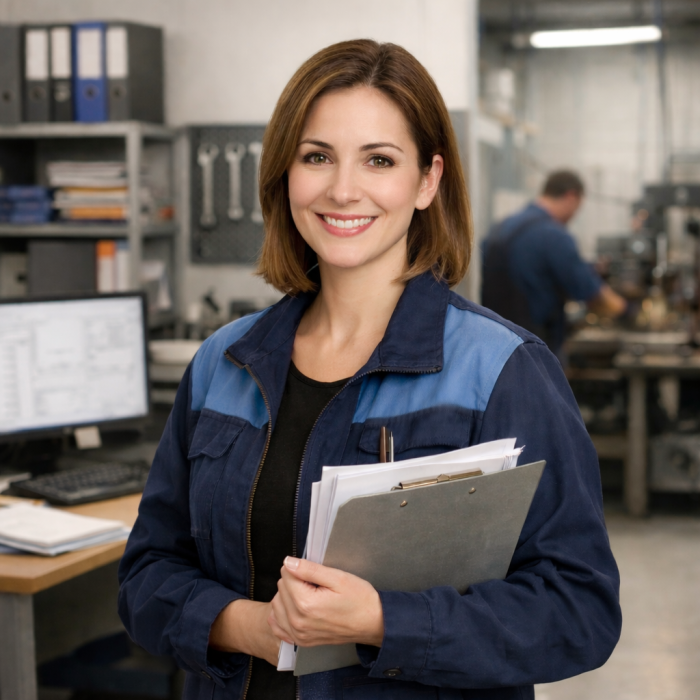 asistentka mistra vyroby